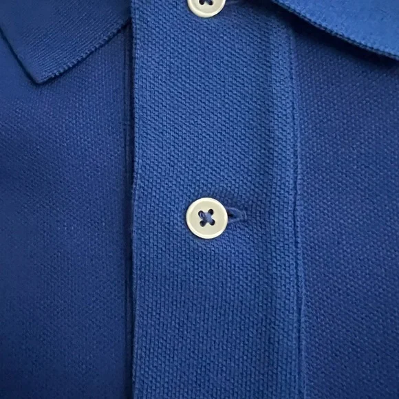 New Men's Polo Ralph Lauren Blue Graphic Polo Shirt